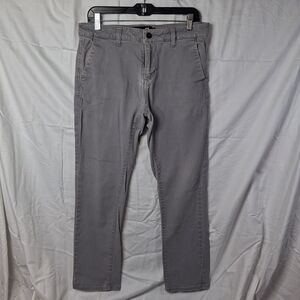 RSQ London Skinny Chino Pants Mens 32x30 Gray Inseam 28 Stretchable